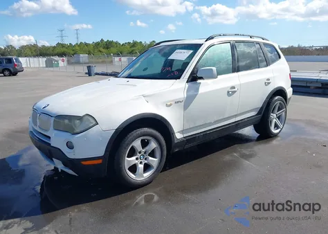 2007 BMW X3 3.0Si z USA, uszkodzony, nr VIN WBXPC93407WF12749